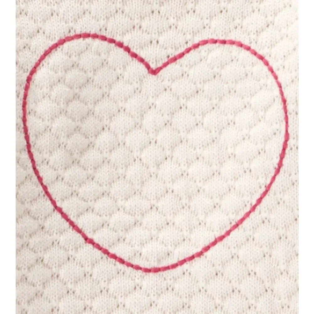 Carter's Baby 2-Piece Heart Sweater & Pull-On Pant Set - Ivory/Pink